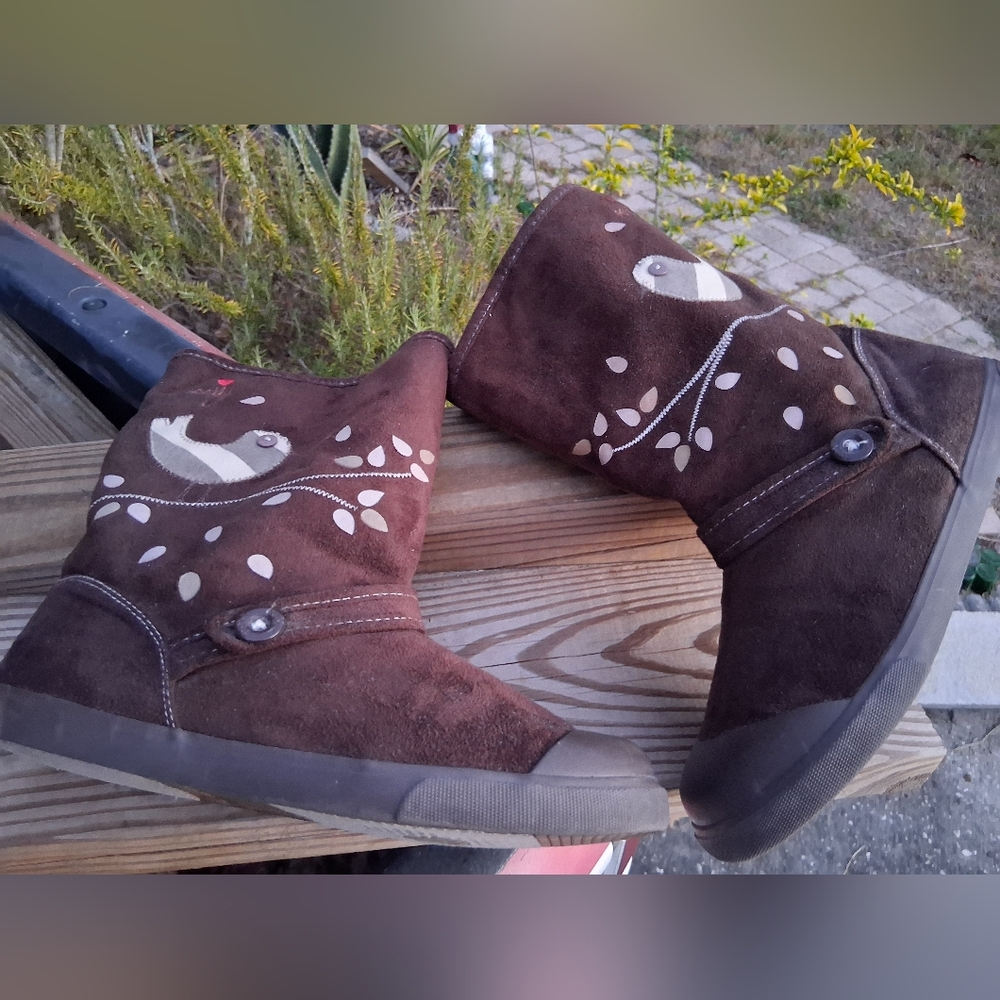 Roxy Bird on Branch Winter Boots - Picture 2 of 12